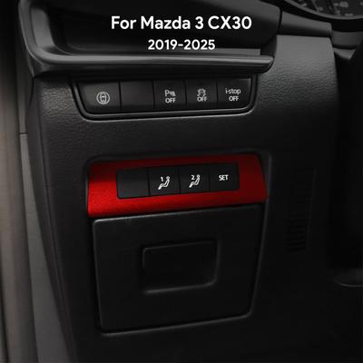 Top Suede Trim LHD RHD Sticker For Mazda 3 Axela BP CX-30 2019 2020 2025 2025 2025 2025 2025 Car Seat Memory Adjustment Panel