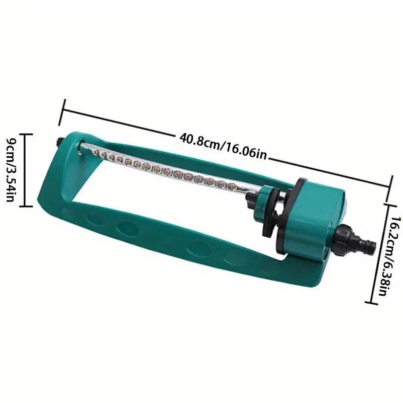 

Автоматическая система полива газонов и сельскохозяйственных угодий - поворотный разбрызгиватель с 15 отверстиями и вращением на 120° для максимального покрытия