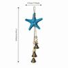 Wooden Beads Beach Decor Metal Bells Ocean Themed Hanging Ornament Starfish Wind Chime  Home Decor
