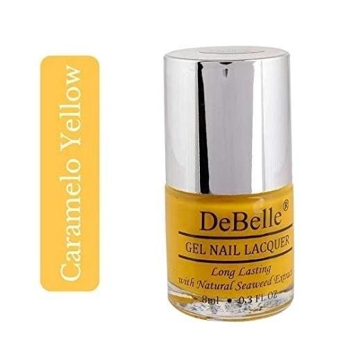 DeBelle Gel Nail Finish Polish Caramelo Yellow(Yellow) - 8Ml