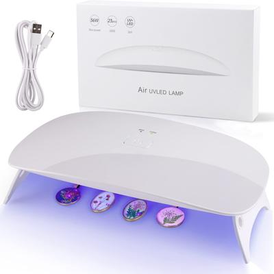 Peipai Światło UV do żywicy 36W Lampa LED UV Światło UV do utwardzania żywicy Światło Żel do paznokci z żywicy Składane Ustawienie timera USB &