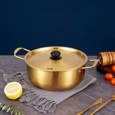 Instant Noodle Soup Pot Ramyun Cooker Cookware Stainless Steel Korea Ramen Cooking for