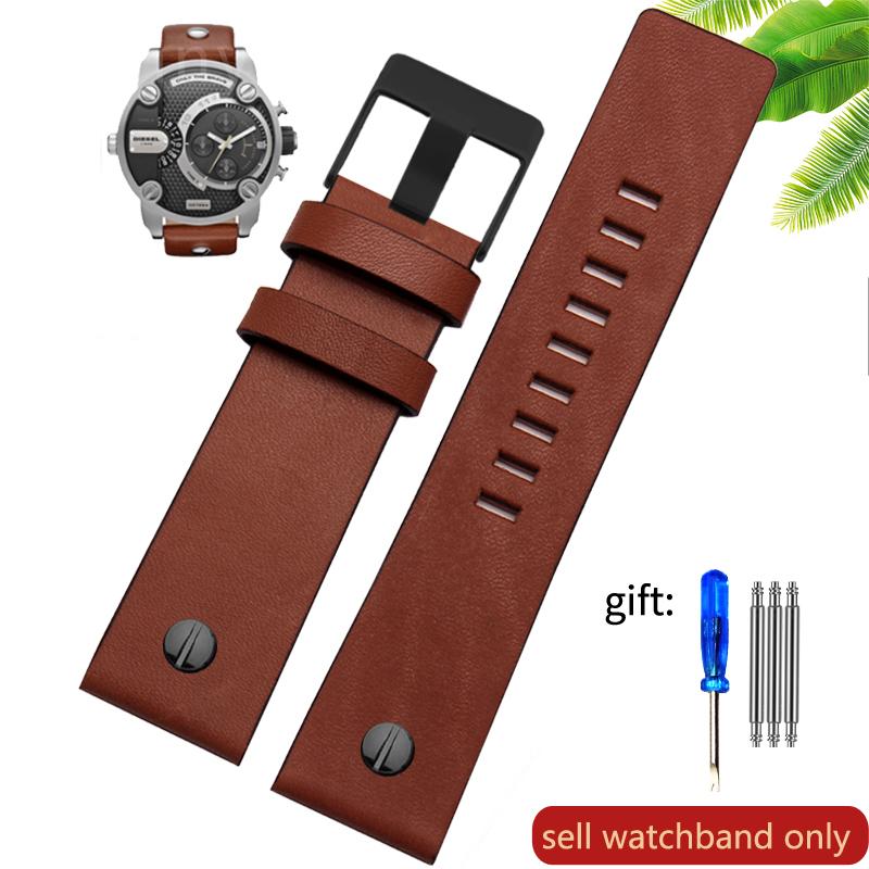 

ОДИН Оригінальний Шкіряний Ремінець для Годинника Diesel Шкіряний Ремінець для Годинника Великий Циферблат Dz7333 Dz7348 Dz4318 Чоловічі та Жіночі АксесуариMN 22mm