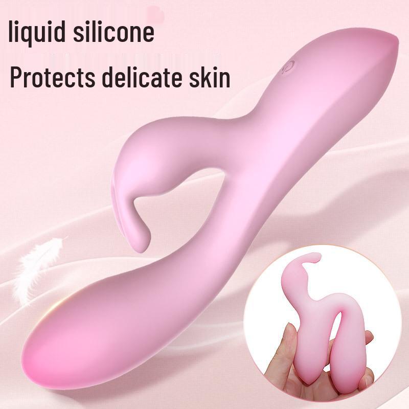 Mano Double-Layered Rubberized Dual-Head Vibrator, Massager & G-Spot Stimulator for Women