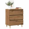 VidaXL Buffet Artisanal Oak 60x35x70 Cm Engineered Wood, Cabinet, Cupboard, Highboard, Sideboard, Cabinet of 856481