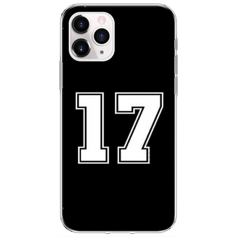 S O C 9 7 Lucky Number And Black Letter Phone Case For iPhone 12 11Pro XS MAX XR 7 8 6 Plus 5 5S SE 12 Mini SE2