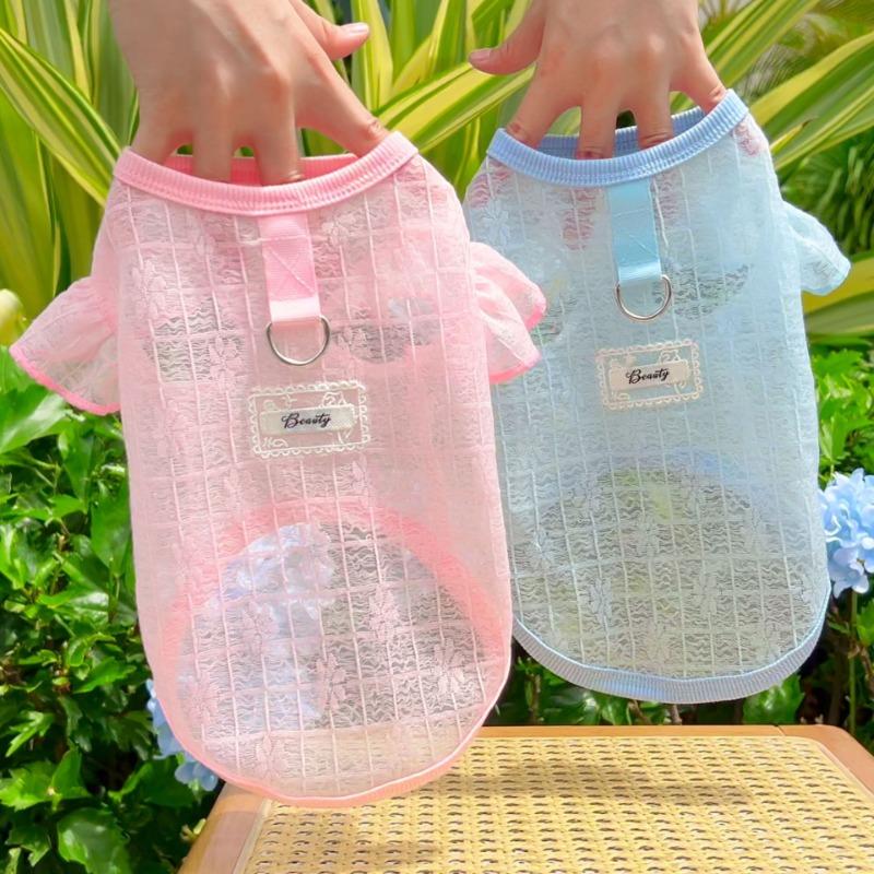 Big Dog Clothes Are Light Soft and Smooth. Pet Dog Clothes Cat Clothes, Supplies Mesh Flying Sleeves