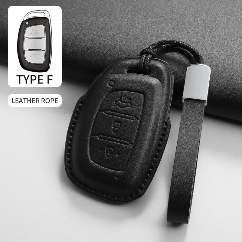 Cortex Car Key Case Cover Protector Shell Fob Accessories For Hyundai Accent Santa Fe Palisade Santafe Dn8 Grandeur Azera HG