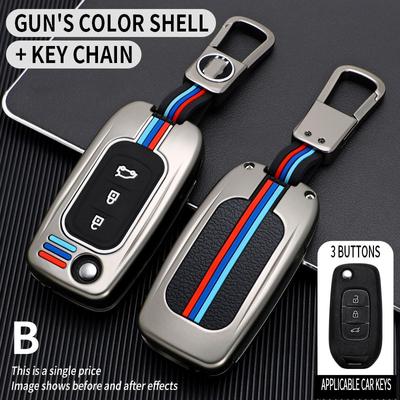 Remote 3 Buttons Car Key Case Cover for Lada Vesta Granta for Renault Megane Clio Captur Kangoo Key Bag Shell Keychain