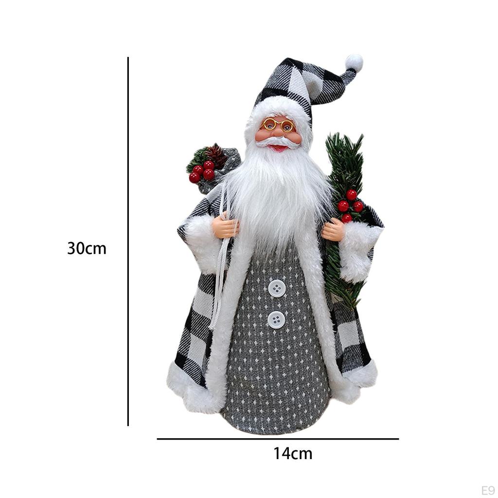 Christmas Santa Decoration Multipurpose Party Favors Gifts Standing Figurines Sculptures for Bedroom