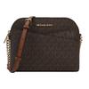Mk Jet Set Travel Monogram Logo Commute Shell Bag Crossbody Bag Women Bags Acorn-Brown 35F1GTVC6B-BROWN