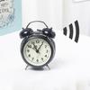 Retro Loud Alarm Clock Double Bell Night Light Children Room Bedroom Decoration