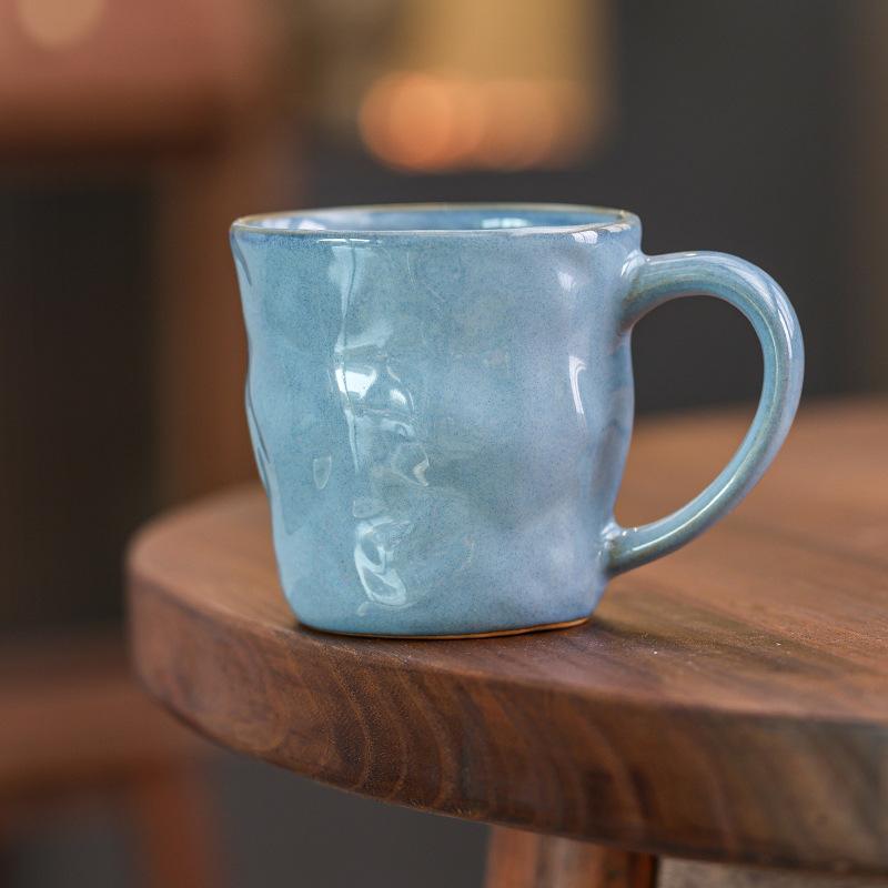 Nordic Ceramic Coffee Cup Latte Latte Flower Afternoon Tea Cup High Value Household Water Cup Mug