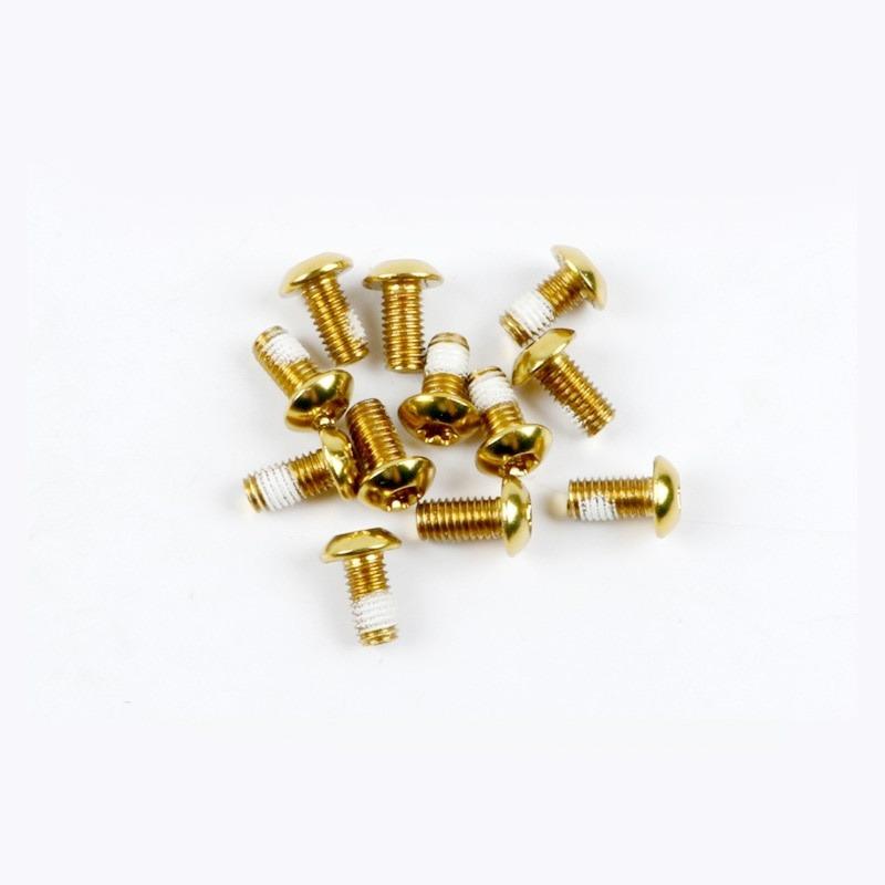 12PCS Colorful Bicycle Disc Brake Rotor Torx Bolts T25 M5x10mm MTB Bike Alloy Steel Disc Brake Rotor Fixing Screws