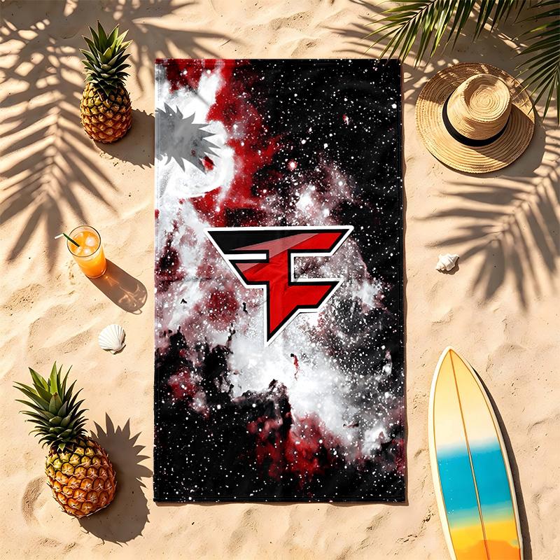 FaZe Clan (14) Téma Plážová osuška Odolná voči piesku Mäkká a pohodlná Vhodná na bazén Kempovanie Jogu a Potápanie Cestovná