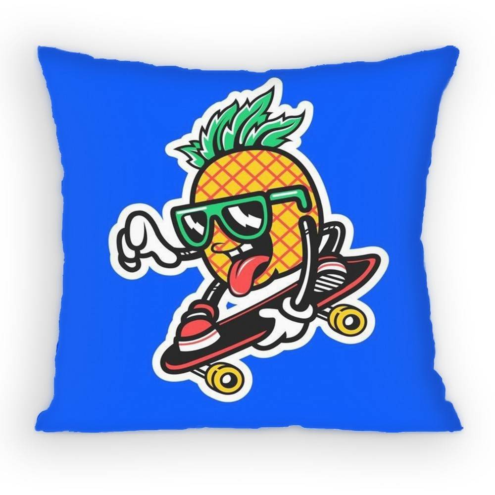 Summer Holiday Cartoon Fruit Beach Surfing Swimming Pillow Case Sofa Living Room for Bedroom Cushion Square Cushion Nap Time