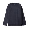 Guson Pigment-Dyed Heavy Cotton Pocket Long Sleeve T-Shirt - Navy