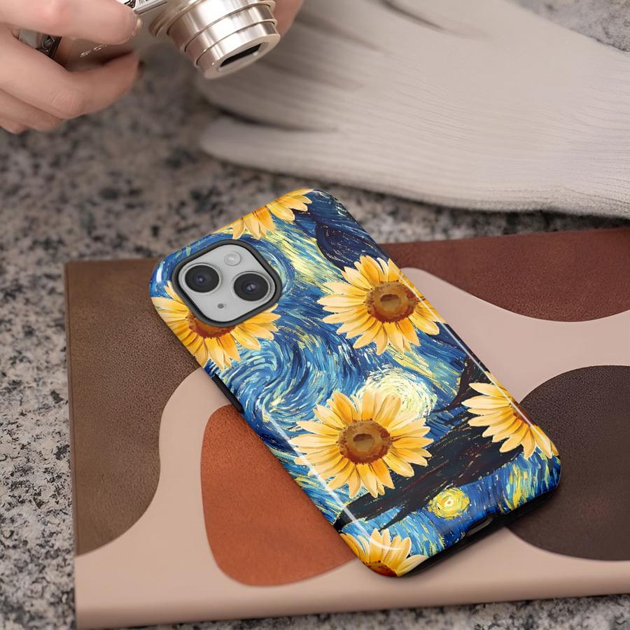 Soft Cover Capa Phone Case for Xiaomi Redmi Note 14 Pro Plus 5G 14 4G Van Gogh Starry Sunflowers