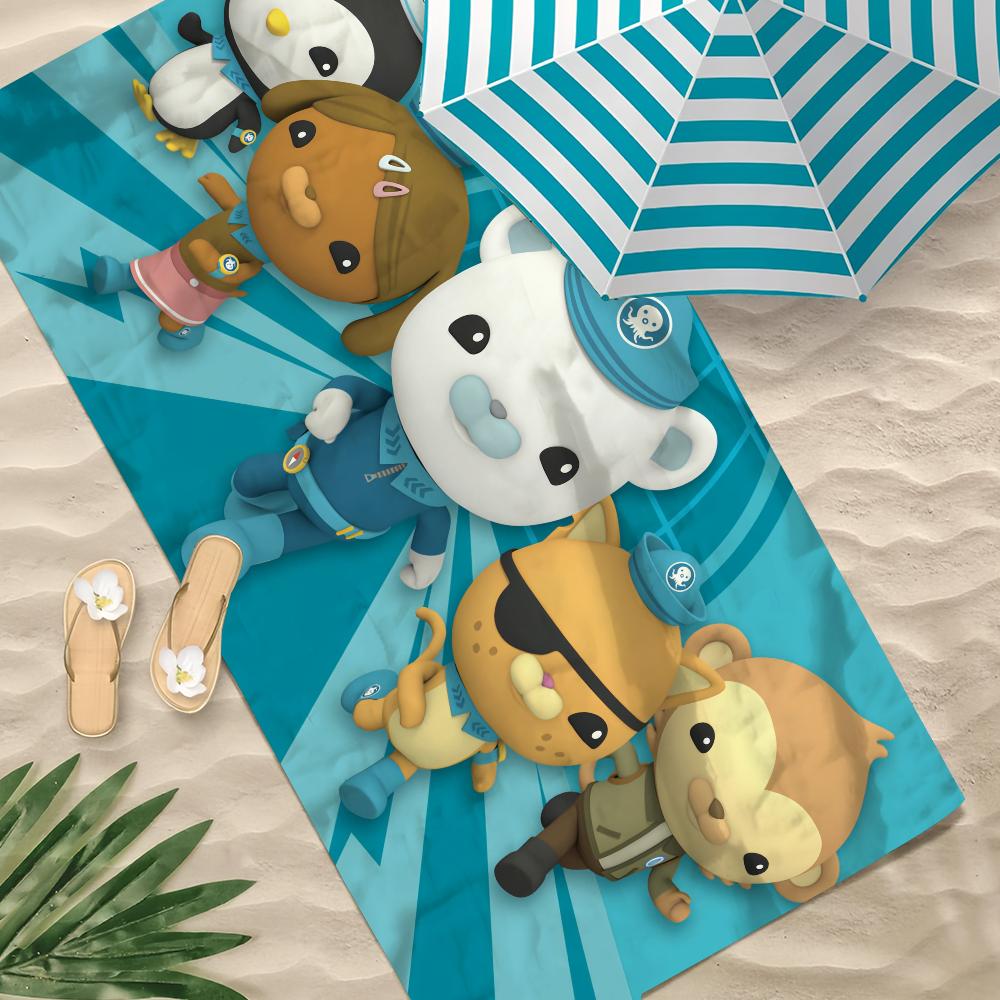 Cartoon The O-Octonauts Cool Towel Soft Pool Gift For Travel Gym Shower Camping Quick Dry Sports Large Beach Towel