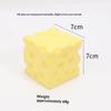 Stress Relieving Squishy Cheese Decompression Soft Butter Soft Relief Squeeze Ball Simulated Soft Chocolate Relief Ball Ornament