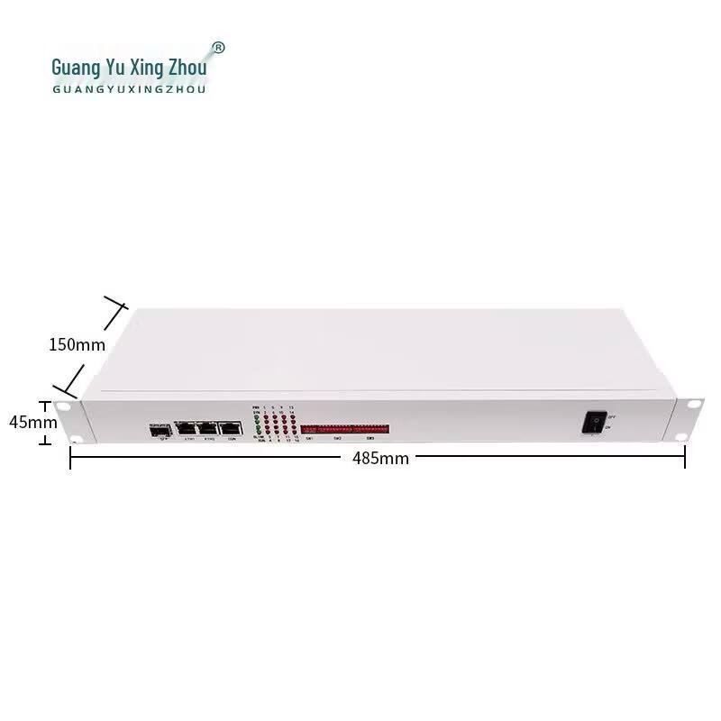 GuangYu XingZhou 16E1 Reverse Ethernet IP to E1 Converter