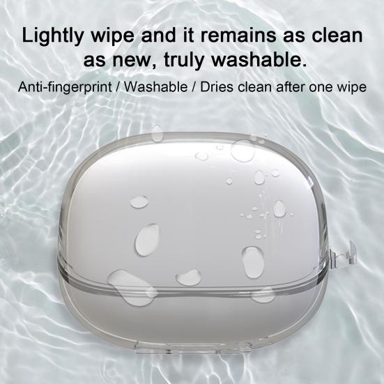 Earphone Shell Full Protection Drop-Proof Anti-Fingerprint Protective Case Transparent Earphone Cover for Xiaomi Buds 5Pro