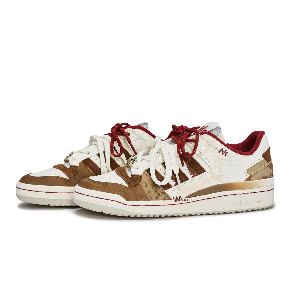 Adidas Originals FORUM CL 811 Manufacturing, Ma Yu Spring Festival, Special Shoe Box Low top Skateboard Shoes Unisex KJ8751(Team80-S-BOX)