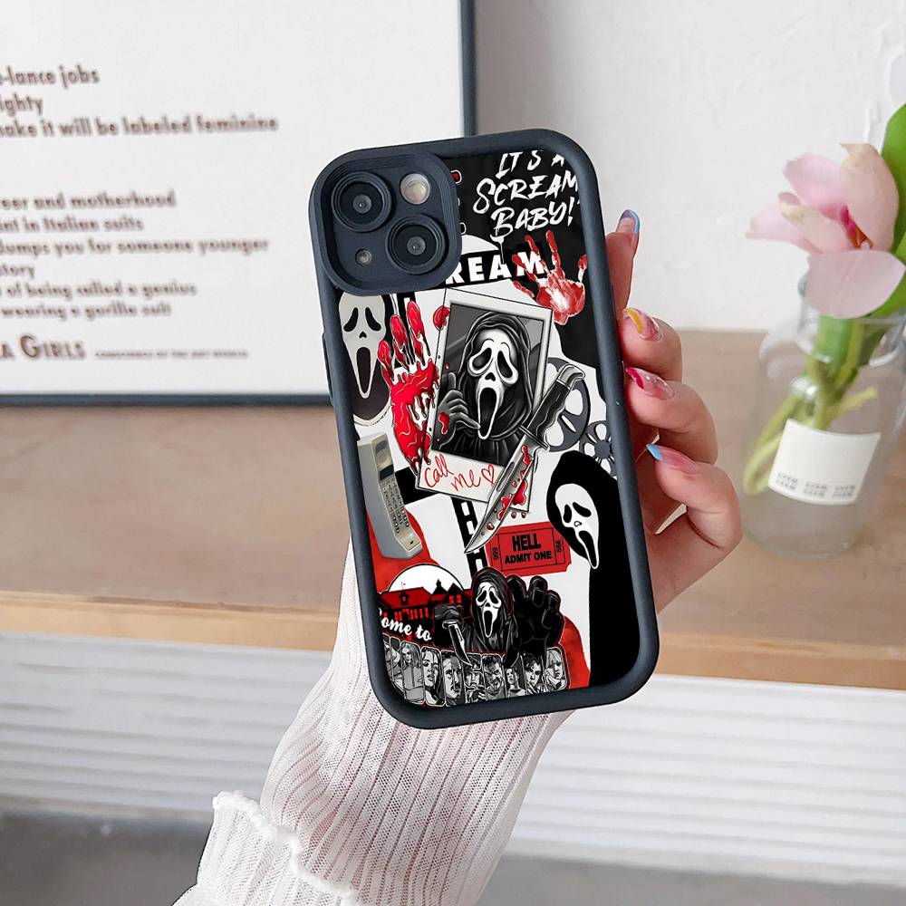

Horor S-scream Dead TPU Phone Cover For Iphone 17 16 15 14 13 12 11 Pro Max Plus Case Cover iPhone 17pro max