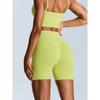Fashion Yoga Shorts Women's Seamless High Waist Peach Hip Raise Shorts Skinny Running High Elasticity Exercise Workout Pants