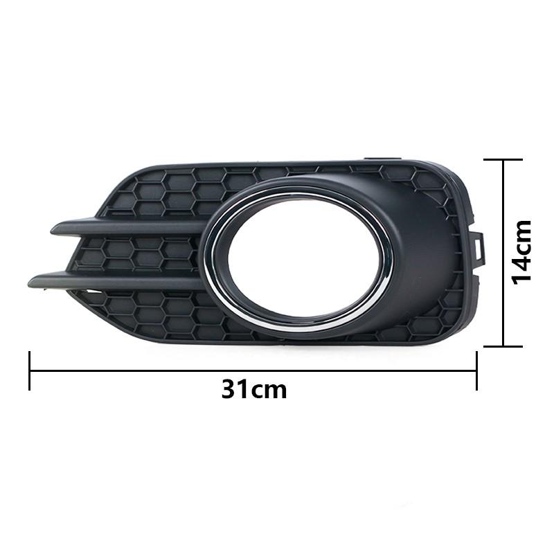 Left For VW Tiguan 2012-2018 US Version Fog Light Cover Grille Honeycomb Styling