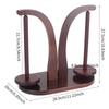 1pc Double Roller Wooden Yarn Winder Tool, Rotatable Yarn Spool Holder, DIY Knitting & Crochet Yarn Threads Storage Rack Frame