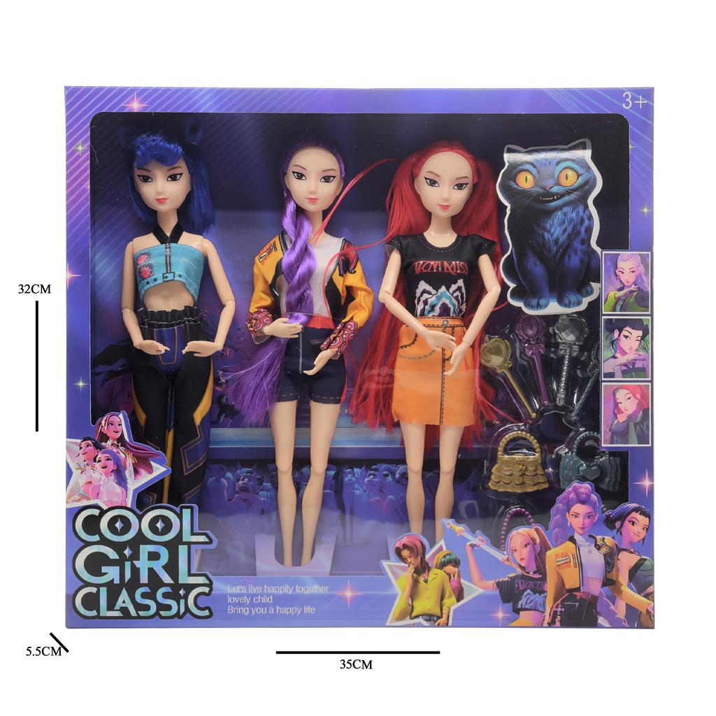New K-POP Girl Group Doll Set