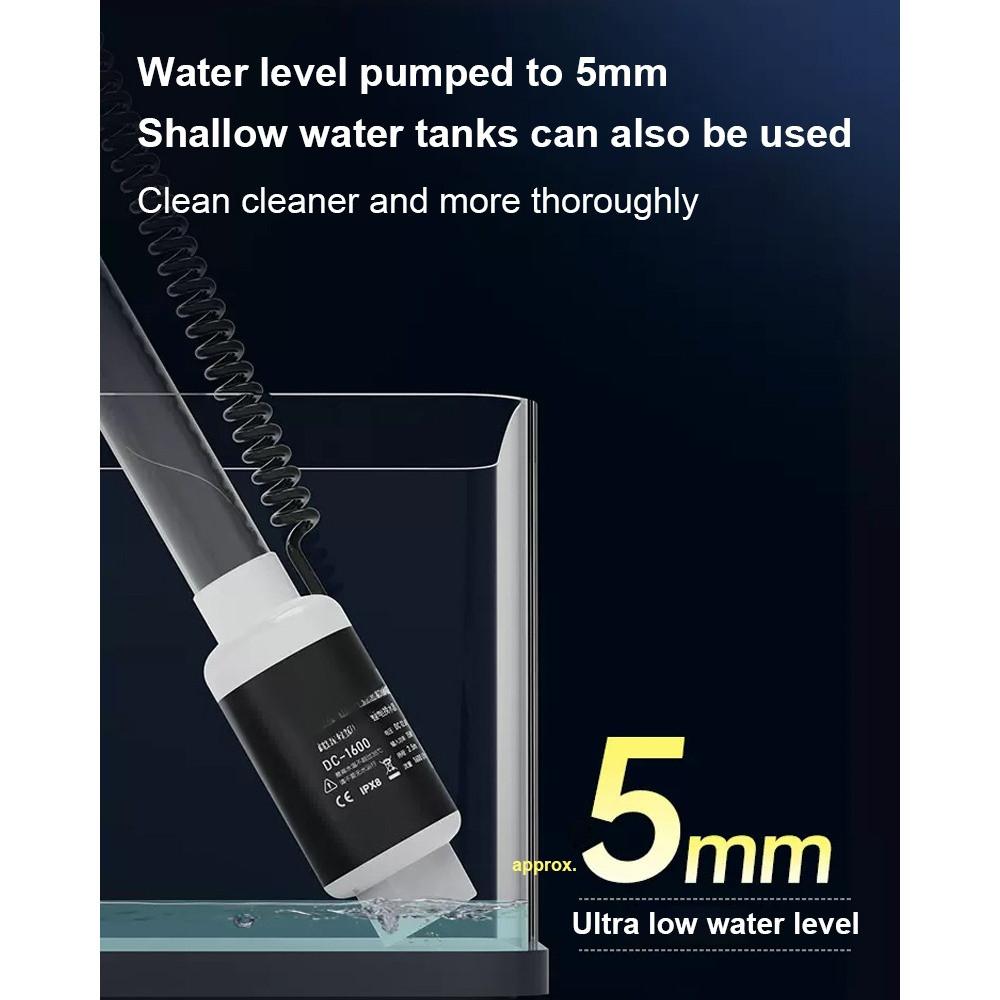 Fish Tank Water Changer Electric Sand-washing Toilet Absorber Cleaning Handy Tool Fish Tank Water Sucking Device Pump