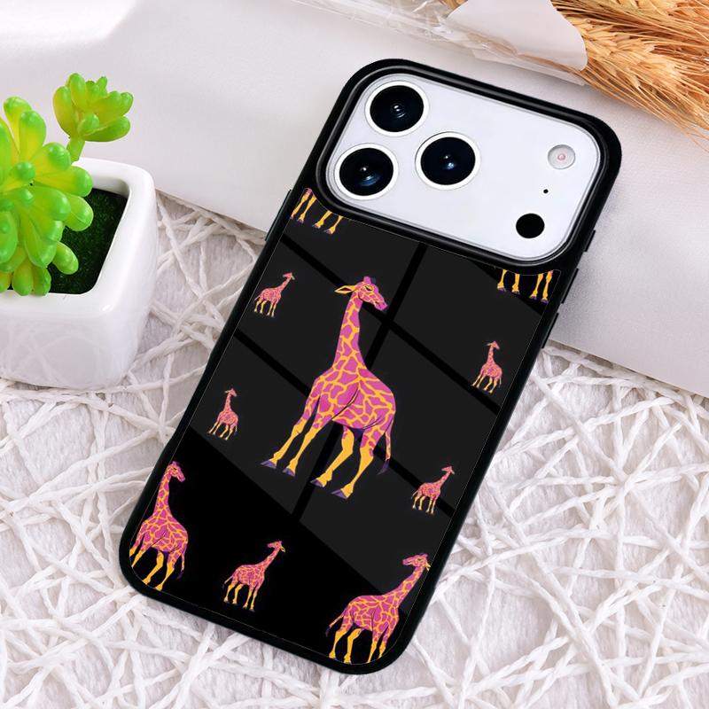 

Cute Cartoon Giraffe Phone Case for iPhone 17 Air 16 15 11 12 14 13 Pro Max Shockproof Cover iPhone Air