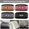 Leather Car Sunshade Glasses Frame Convenient Storage Box For BMW Mini Cooper R50 R53 R55 R56 R60 R61 F54 F55 F56 Car Stickers Tnrjc00