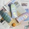 Fleece Thickened Warm Cute Lady Outdoor Gloves Windproof Cold Cycling Colorful Glossy Hand Stuffy Student