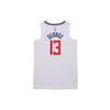 Nike NBA Quick Dry Sports Basketball Jersey 'White Red' Men's CW3594-101