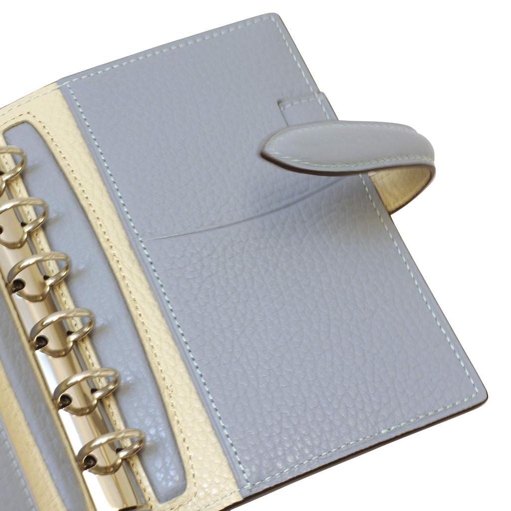 Morbido Mini 6 System Planner with 15mm Ring Diameter Belt (Sky/Gardenia) 751-74