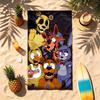 FNAF (28) Prosop de plajă cu temă Rezistent la nisip Moale și confortabil Potrivit pentru piscină Camping Yoga și Scufundări Un Travel