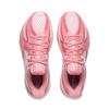 Li Ning Cushioning Slip Resistant Abrasion Resistant Breathable Rebound Grip Low Top Basketball Shoes Men's Pink ABAW007-2