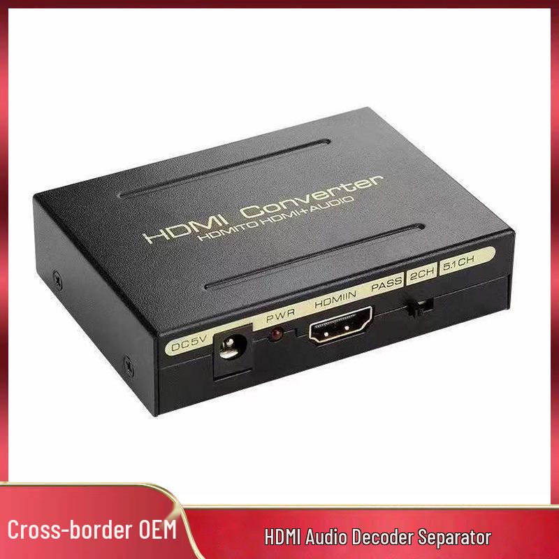 4K HDMI Audio Separator: HDMI to HDMI + Audio/SPDIF/R/L Converter