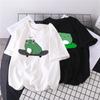 Cute Frog Womens Round Neck Tshirt Short Sleeve Tshirt Loose Korean Version of The Top Gothic Kawaii Wholesale TOPS TEE