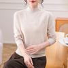 100% reine Schurwolle Rollkragenpullover für Damen - Herbst/Winter Kollektion 2026 für mittlere und ältere Generationen