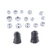 Stainless Steel Faucet Adapter Set Shower Head Connector Set Simple Installation for Home Bathroom Shower Installation