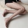 Sheer Dot Pattern Pantyhose - 0D Ultra Sheer Summer Tights with Run-Resistant & Silky Black Design
