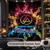 TapestryLinkin Park Custom Name Text Personalized Wall Hanging Tapestry Home Wall Decor