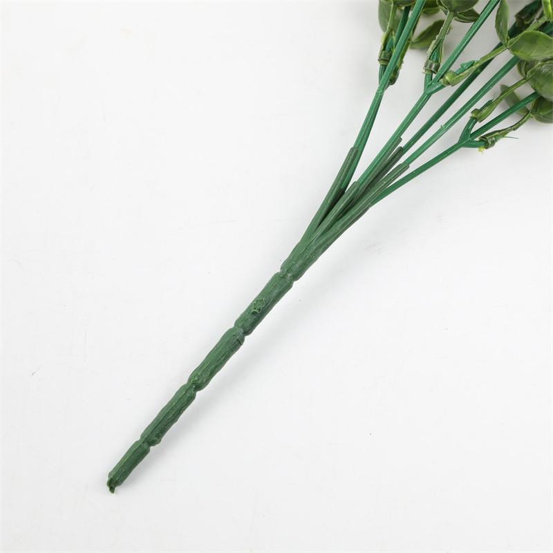 Simulated Flowers Orchid Plum Bouquet Wedding Handheld Flowers Home Decoration Small Fresh Simulated Green Plants Eucalyptus