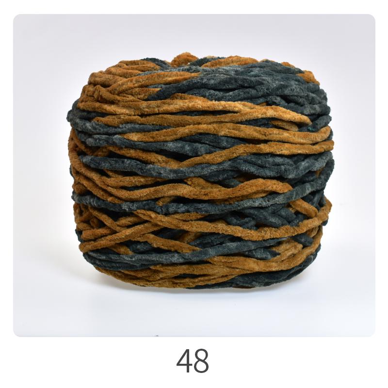 Chunky Ice Silk Yarn for Hand-Knitting: Ideal for Sweaters, Scarves, Bags, Crochet Dolls, and Hooked Shoes