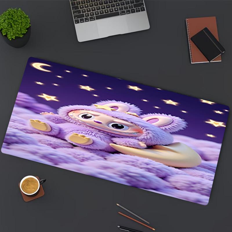 Labubu Print Mouse Pad, for Keyboard Pad Laptop PC Mat for Office Home Use, Desk Decor, Perfect Birthday Gift for Gamers