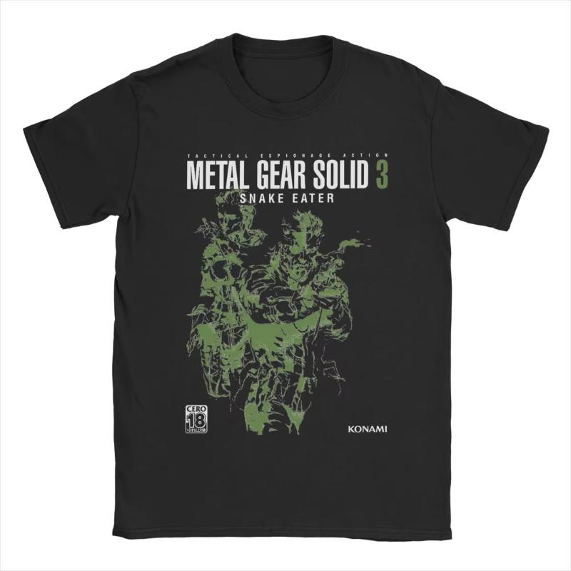 

2025 Summer Men s T-Shirt Metal Gear Solid 3 Snake Awesome Cotton T-Shirt Short Sleeve T-Shirt Crew Neck Clothing Classic S